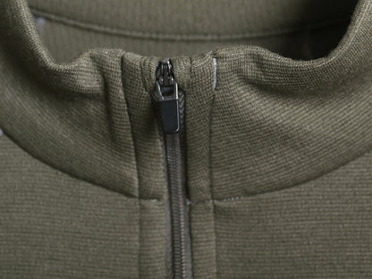 パタゴニア キャプリーン 3 長袖 Tシャツ メンズ L / 10年製 ハーフジップ ストレッチ カットソー ロンT アンダーシャツ インナー カーキ