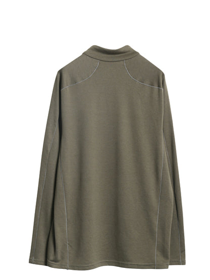 パタゴニア キャプリーン 3 長袖 Tシャツ メンズ L / 10年製 ハーフジップ ストレッチ カットソー ロンT アンダーシャツ インナー カーキ