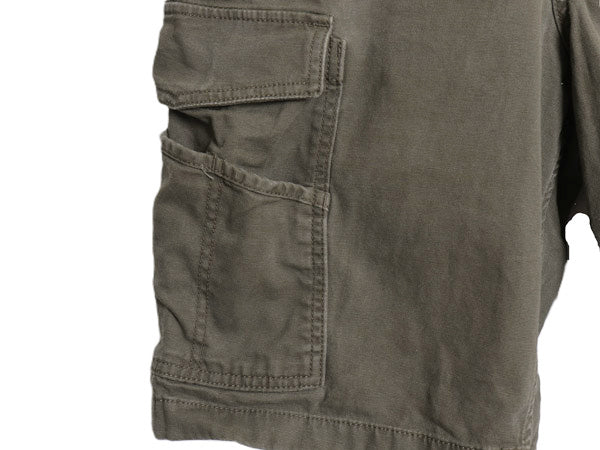 US企画 カーハート キャンバス カーゴ ショートパンツ メンズ 34 / ワーク ショーツ 短パン ストレッチ コットン ダック シンプル カーキ