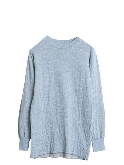 80s USA製 デュオフォールド 2レイヤー 長袖 Tシャツ メンズ M / ヴィンテージ ロンT アンダーシャツ 無地 ストレッチ インナー カットソー