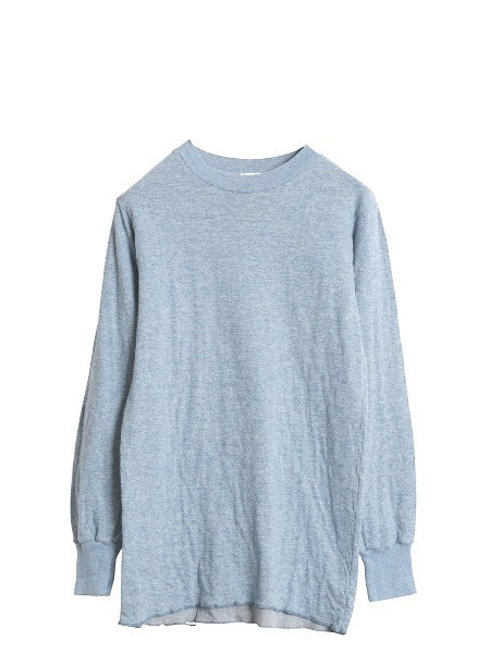 80s USA製 デュオフォールド 2レイヤー 長袖 Tシャツ メンズ M / ヴィンテージ ロンT アンダーシャツ 無地 ストレッチ インナー カットソー