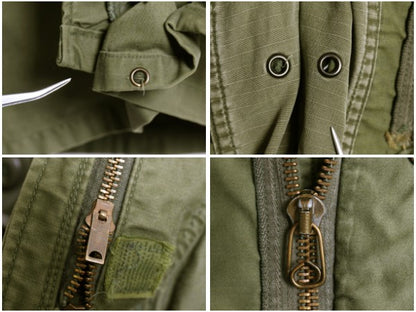 80s 米軍実物 US ARMY M-65 フィールド ジャケット SMALL LONG / 82年製 ヴィンテージ ミリタリー 軍物 3rd ブラス ブルゾン ジャンパー