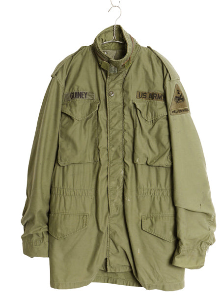 80s 米軍実物 US ARMY M-65 フィールド ジャケット SMALL LONG / 82年製 ヴィンテージ ミリタリー 軍物 3rd ブラス ブルゾン ジャンパー