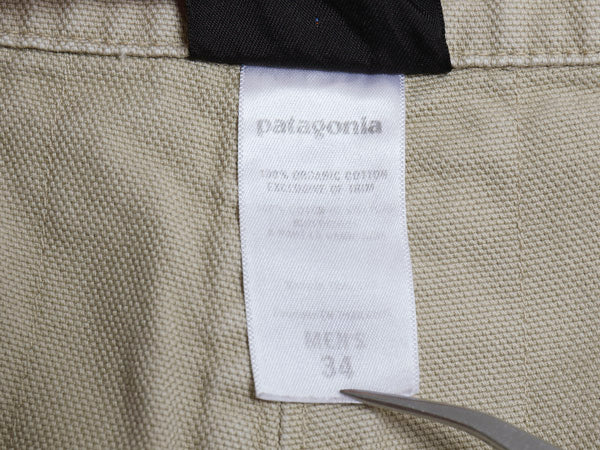 パタゴニア ロング スタンドアップ ショーツ メンズ 34 / 古着 アウトドア ノータック ショートパンツ 短パン キャンバス ダック ボトムス