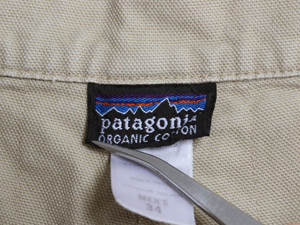 パタゴニア ロング スタンドアップ ショーツ メンズ 34 / 古着 アウトドア ノータック ショートパンツ 短パン キャンバス ダック ボトムス