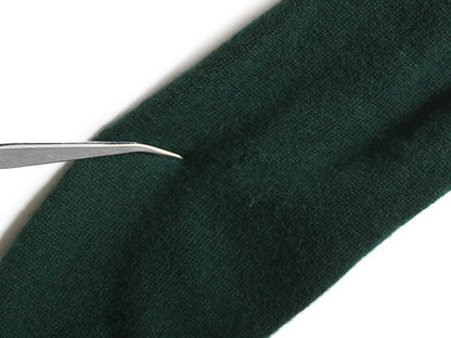 ポロ ラルフローレン ハーフジップ ニット セーター メンズ S 古着 長袖ニット ウール ハイゲージ ポニー無し 無地 ハイネック シンプル 緑