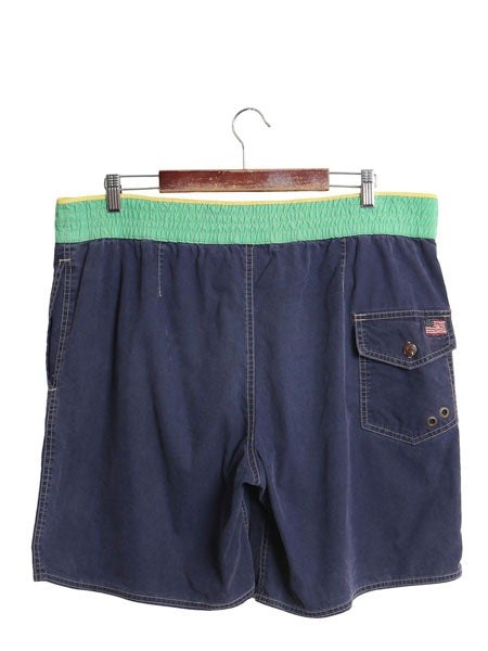 ビッグポニー ポロ ラルフローレン ショートパンツ メンズ XL / コットン ナイロン スイム ショーツ 短パン 海パン 水陸両用 大きいサイズ