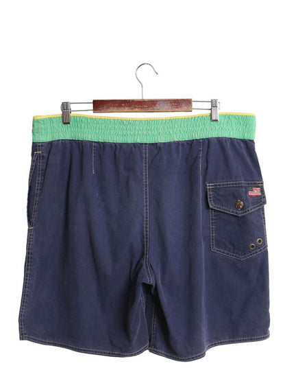 ビッグポニー ポロ ラルフローレン ショートパンツ メンズ XL / コットン ナイロン スイム ショーツ 短パン 海パン 水陸両用 大きいサイズ