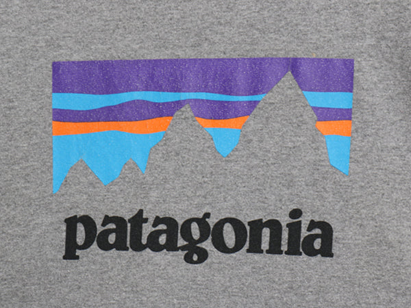 パタゴニア 両面 プリント 半袖 Tシャツ メンズ XL / 18年製 アウトドア P6 グラフィック ステッカー カットソー シンプル 大きいサイズ 