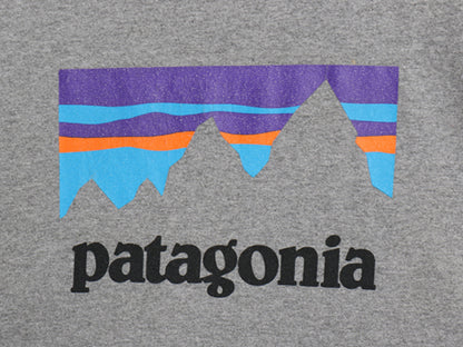 パタゴニア 両面 プリント 半袖 Tシャツ メンズ XL / 18年製 アウトドア P6 グラフィック ステッカー カットソー シンプル 大きいサイズ 