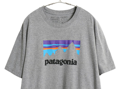 パタゴニア 両面 プリント 半袖 Tシャツ メンズ XL / 18年製 アウトドア P6 グラフィック ステッカー カットソー シンプル 大きいサイズ 