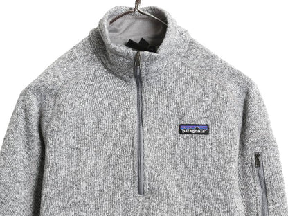 パタゴニア ベターセーター ハーフジップ レディース S 17年製 アウトドア 裏起毛 フリース セーター プルオーバー ジャケット ブルゾン 灰