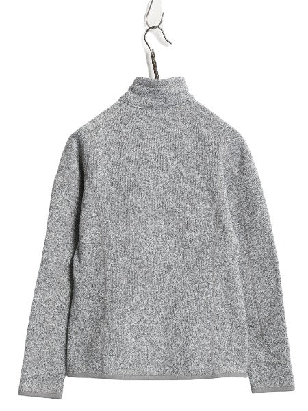 パタゴニア ベターセーター ハーフジップ レディース S 17年製 アウトドア 裏起毛 フリース セーター プルオーバー ジャケット ブルゾン 灰