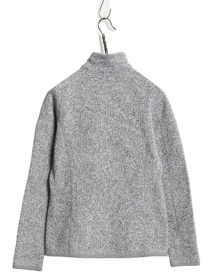 パタゴニア ベターセーター ハーフジップ レディース S 17年製 アウトドア 裏起毛 フリース セーター プルオーバー ジャケット ブルゾン 灰