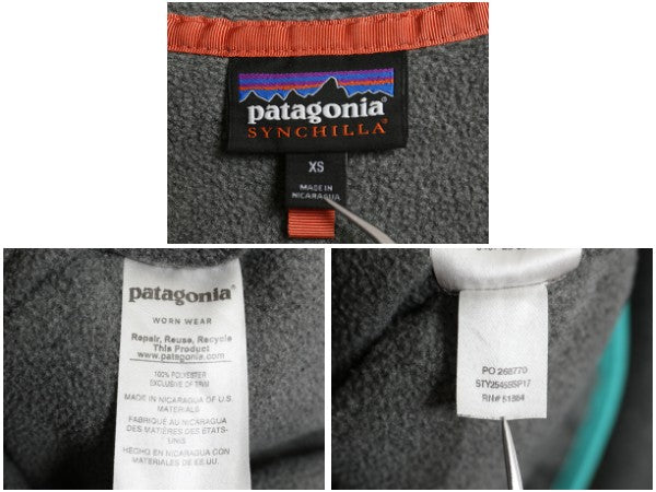 パタゴニア ライトウェイト シンチラ スナップT レディース XS 17年製 フリース プルオーバー ジャケット ブルゾン アウトドア ジャンパー