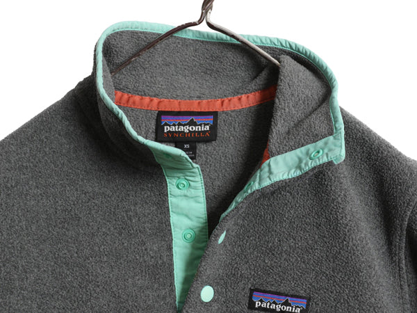 パタゴニア ライトウェイト シンチラ スナップT レディース XS 17年製 フリース プルオーバー ジャケット ブルゾン アウトドア ジャンパー