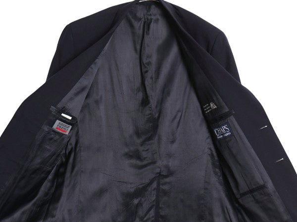 デッドストック 90s チャップス ラルフローレン テーラード ジャケット メンズ M オールド ポロ ブレザー ウール 紺ブレ 金ボタン きれいめ