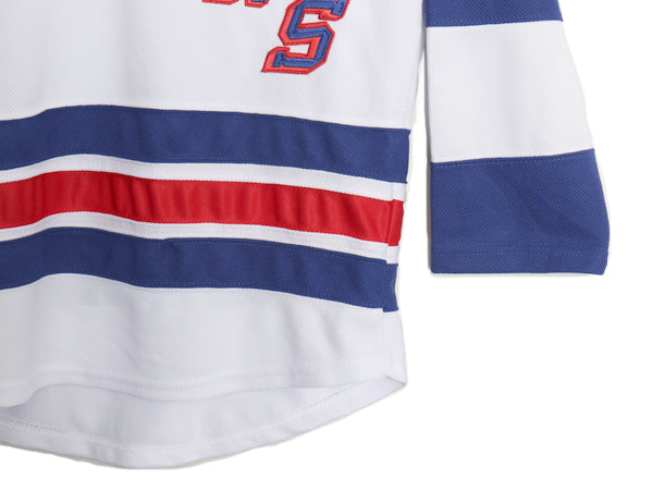 レンジャーズ メッシュ ホッケー ジャージ メンズ XXL 程/ NHL オフィシャル リーボック アイスホッケー ユニフォーム 大きいサイズ 重ね着