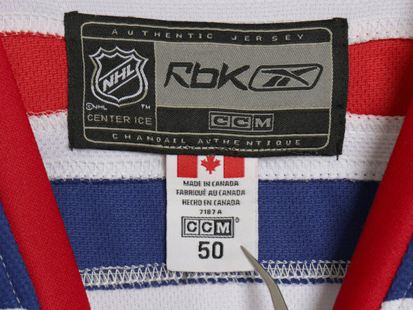 レンジャーズ メッシュ ホッケー ジャージ メンズ XXL 程/ NHL オフィシャル リーボック アイスホッケー ユニフォーム 大きいサイズ 重ね着