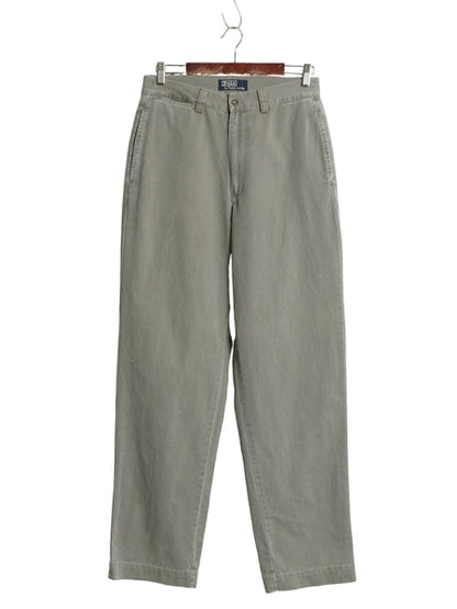 90s ポロ ラルフローレン チノ パンツ メンズ 30 32 / オールド PHILIP PANT スラックス ノータック ストレート チノパン アーミー タイプ