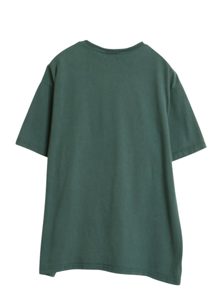 90's USA製 ナイキ ビッグ スウッシュ プリント Tシャツ メンズ M オールド ヘビーウェイト ロゴ グラフィック アート カットソー グリーン