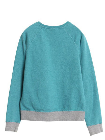 パタゴニア プリント スウェット レディース S アウトドア フライング フィッシュ グラフィック トレーナー 長袖 Tシャツ ロンT 裏起毛なし