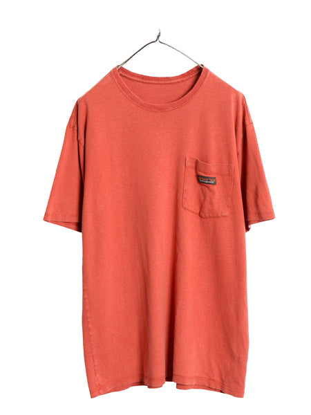パタゴニア ポケット付き 半袖 Tシャツ メンズ L 程 / 19年製 アウトドア ポケT カットソー ワンポイント 麻 ヘンプ オーガニック コットン