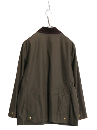 00s ローレン ラルフローレン ハンティング ジャケット レディース L オールド ポロ ハーフ コート シューティング チェック ライナー付き