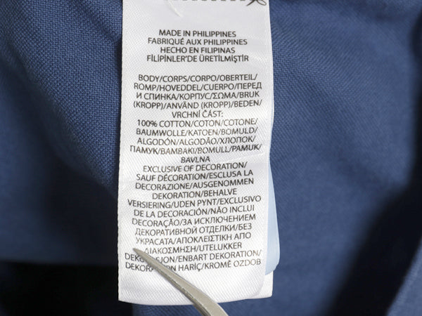 ラルフローレン 長袖 ボタンダウン シャツ メンズ L / ポロ オックスフォード 長袖シャツ コットン ワンポイント ワイシャツ カジュアル 青