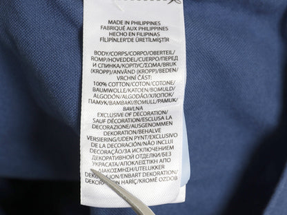 ラルフローレン 長袖 ボタンダウン シャツ メンズ L / ポロ オックスフォード 長袖シャツ コットン ワンポイント ワイシャツ カジュアル 青