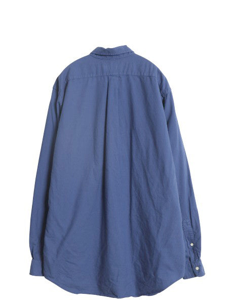 ラルフローレン 長袖 ボタンダウン シャツ メンズ L / ポロ オックスフォード 長袖シャツ コットン ワンポイント ワイシャツ カジュアル 青