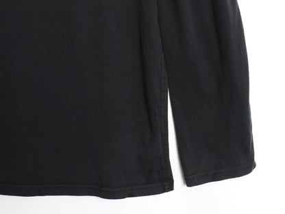ポロ ラルフローレン フード付き 長袖 Tシャツ メンズ XL 古着 コットン ロンT フード パーカー プルオーバー カットソー 大きいサイズ 黒