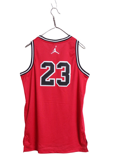 エア ジョーダン メッシュ タンクトップ キッズ XL メンズ S 程 古着 ナイキ ゲームシャツ ユニフォーム NBA バスケ ジャージ ワンポイント