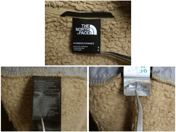 US企画 ノースフェイス フルジップ パイル フリース ジャケット レディース S アウトドア ブルゾン ジャンパー ボア ハイネック フルジップ