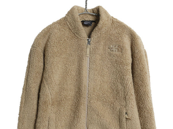 US企画 ノースフェイス フルジップ パイル フリース ジャケット レディース S アウトドア ブルゾン ジャンパー ボア ハイネック フルジップ