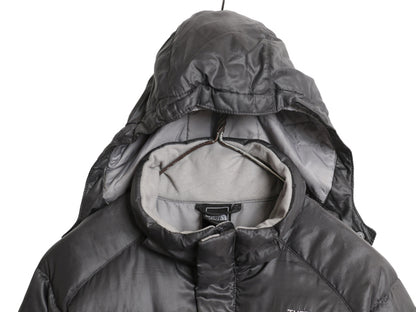 ノースフェイス ナイロン ダウン パーカー ジャケット ガールズ XL レディース M フルジップ 550フィル ブルゾン ジャンパー ハーフ コート