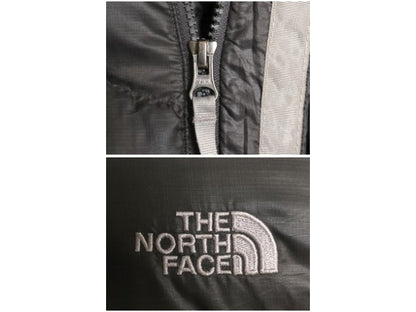 ノースフェイス ナイロン ダウン パーカー ジャケット ガールズ XL レディース M フルジップ 550フィル ブルゾン ジャンパー ハーフ コート