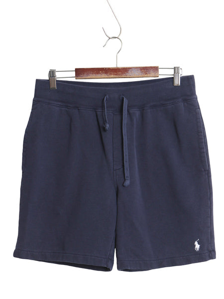 ポロ ラルフローレン スウェット ショートパンツ メンズ M / 古着 ショーツ トレーナー 短パン 裏起毛 ポケット付き ワンポイント シンプル
