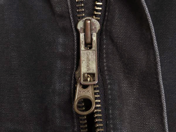 US企画 カーハート トラディショナル コート メンズ L 古着 ワーク ダック ジャケット 中綿 キルティング ライナー ハーフ コート ブラック