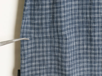 パタゴニア チェック 半袖 シャツ メンズ XS / アウトドア ヘンプ 麻 コットン ポケット付き ワンポイント ボックス ブルー マルチカラー