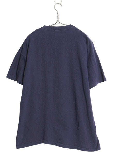 70s USA製 チャンピオン 2段 フロッキー プリント 半袖 Tシャツ メンズ XL 小さめ L ヴィンテージ バータグ シングルステッチ グラフィック