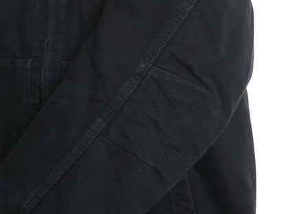 US企画 カーハート アクティブ ジャケット メンズ L / ワーク ダック パーカー 中綿 キルティング ライナー フルジップ ブルゾン ブラック