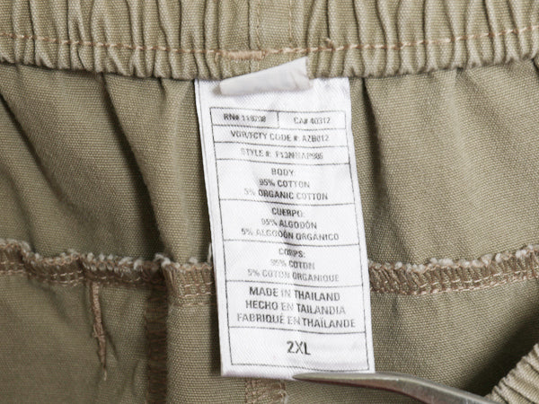 ☆ アディダス コットン カーゴ ショーツ メンズ 2XL 古着 ショートパンツ イージーパンツ アウトドア バギー パフォーマンス 大きいサイズ