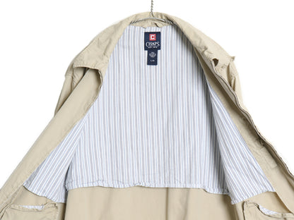 00s チャップス ラルフローレン コットン スイングトップ ジャケット メンズ L オールド ポロ ブルゾン フルジップ ワンポイント シンプル