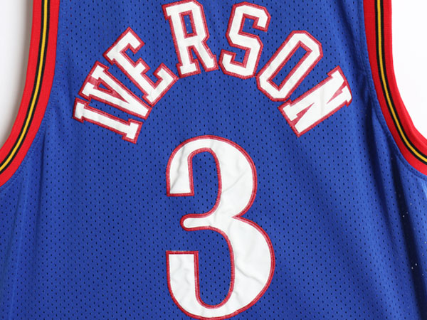 セブンティ シクサーズ メッシュ タンクトップ メンズ S 古着 NBA オフィシャル アディダス アイバーソン ユニフォーム バスケ ジャージ 星