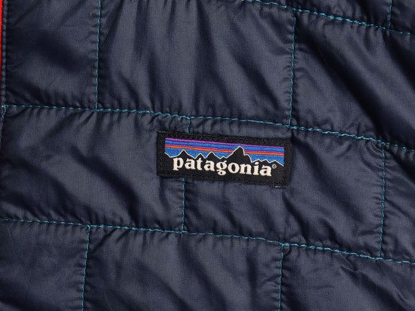  パタゴニア ナノ パフ ベスト メンズ XL 16年製 中綿 ナイロン キルティング フルジップ 重ね着 前開き パッカブル 大きいサイズ ネイビー