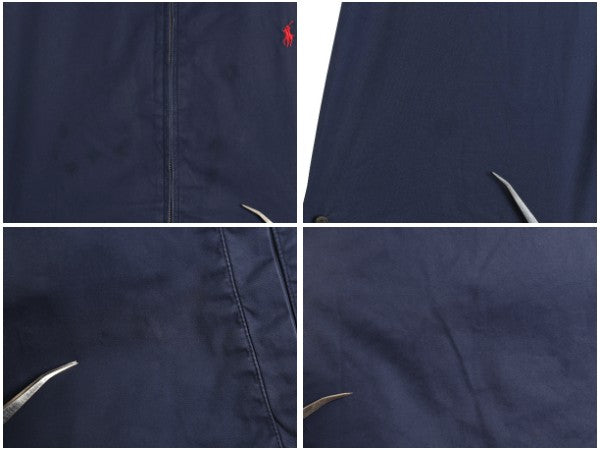 90s ポロ ラルフローレン スイングトップ ジャケット メンズ XXL / 古着 オールド コットン ブルゾン フルジップ ジャンパー 大きいサイズ