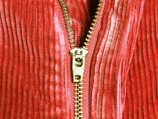 00s オービス 太畝 コーデュロイ パンツ メンズ 34 / アウトドア 本革 レザー 切替 スラックス ストレート ノータック コーズ コットン 赤