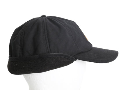 US企画 カーハート ワークフレックス イヤー ラップ キャップ メンズ L / XL 帽子 ワーク コットン キャンバス 耳当て付き 大きいサイズ 黒