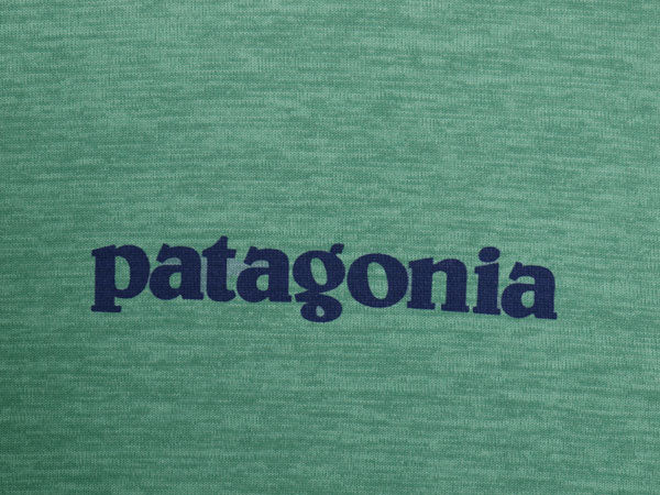 パタゴニア キャプリーン 両面 プリント 長袖 Tシャツ メンズ XL / 古着 20年製 アウトドア ストレッチ カットソー 波タグ 大きいサイズ 緑